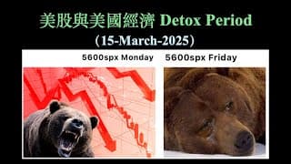 美國經濟和股市的 Detox Period (15-Mar-2025) ｜極度超賣下的交易機會 【CC中文字幕】