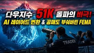 다우 51,000 폭발 뒤에 숨은 잔인한 폭락! 73%가 피 흘리는 시장에서 무조건 사야 할 ‘이 3가지 AI 인프라’