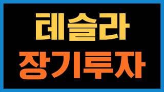 테슬라 장기투자 해도 되나요?