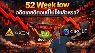 ส่อง 3หุ้น 52 Week low ในอดีตเคยดี...ตอนนี้ไม่ใช่แล้วหรอ!?