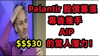 Palantir 股價飆漲30塊的幕後推手：AIP 的驚人潛力！EP124【美股分析】【字幕】