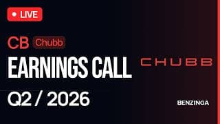 Chubb Q2 FY26 Earnings Call | $CB | 🔴 WATCH LIVE
