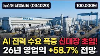 [두산에너빌리티] 한미전략투자공사 출범날 11만원 찍고 급락 - 원전 목표가 19만원, 위꼬리 음봉은 신호일까 #두산에너빌리티