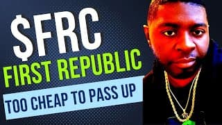FIRST REPUBLIC BANK $FRC WILL BE PRINTING MONEY OVER 60 DAYS! FIRST REPUBLIC BANK