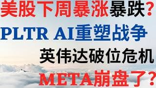 美股1145|美股下一周暴涨还是暴跌?PLTR 正在用 AI 重塑战争吗?英伟达破位的危机来了吗?META彻底崩盘了吗? #pltr #meta #nvda #美股分析 #drmikeinvest