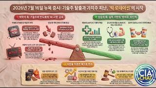 [충격] 완벽한 실적에도 무너진 AI 반도체 순환매! 그럼에도 의외의 AI 인프라 주식 상승?