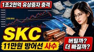 [SKC 주가 전망] 유리기판 기대주인데 왜 못 오르나 ?SKC 평단가 버틸까 #SKC