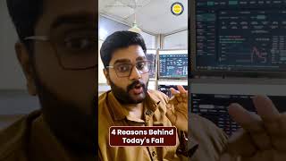 Why Market Crashed Today? | 4 BIG Reasons Every Investor Must Know  #shortsfeed #shorts