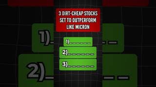 We found the Next Micron, 3 stocks set to explode like Micron