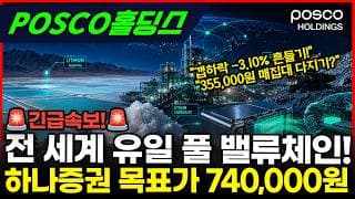 [POSCO홀딩스] 리튬 흑자 전환! 신고가 통로 열리나 #POSCO홀딩스