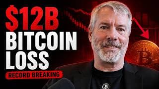 MICHAEL SAYLOR HAS THE LARGEST BITCOIN LOSS EVER RECORDED