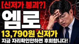 [엠로 주가 전망] 왜 엠로만 이렇게 빠질까, 실적 30배 급증에도 무너지는 이유 #엠로
