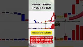 1分钟学会3倍量模型-把握主升行情（股民必学） #投資 #投資心法 #熱門 #大熱門 #股市 #trading