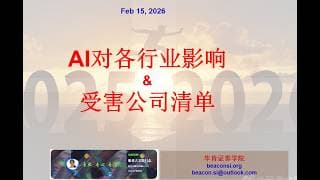 AI如何影响各行业，美股受害公司清单，AI避风港