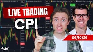 LIVE Trading CPI Gold, Nasdaq, Forex | A1 Trading Show
