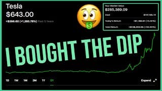 I Just Spent $1,075 on Tesla Stock - Robinhood Investing | Tesla Stock Analysis (TSLA)
