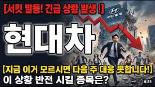 [현대차 주가 전망] 왜 떨어지는지 이유는 알아야 합니다! 이 상황 반전 시킬 다음 종목은? #현대차주가전망 #현대차목표가 #현대차