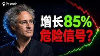 Palantir真正的危险信号！增长85%还不够？华尔街最担心的不是业绩