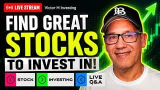 🔴 LIVE: Finding Great Stocks to Buy Now | Stock Market Investing Ideas