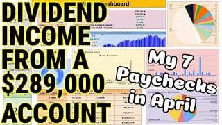 How Much My Dividend Portfolio Paid Me in April! ($289,000 Portfolio!)