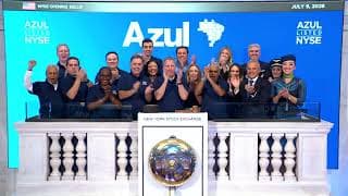 AZUL S.A. (NYSE: AZUL) Rings The Opening Bell®