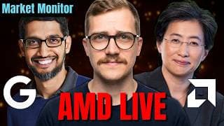 AMD Event Live, Google Earnings Review, Defense Spending | Market Monitor
