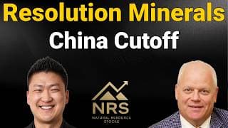 China Cut Off Critical Metals. Resolution Minerals Says America Needs This Now