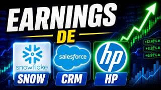 Earnings de CRM, SNOW, HP, MRVL | Resumen del Mercado