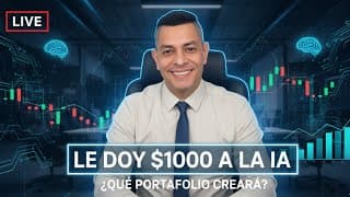 Hoy pongo a prueba a la IA: le doy $1,000 y dejo que diseñe mi portafolio completo. ¿Acertará?