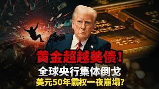 黄金反超美债炸翻全球！39 万亿美债信用崩塌，全球央行集体倒戈，一场酝酿 55 年的金融复仇正式打响！