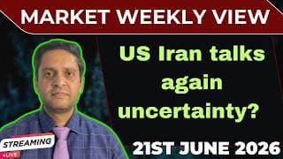 market weekly analysis of 22nd june 26|Nifty analysis for 22nd june 26|US iran talk uncertainty news