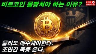 비트코인 매수 인생 마지막 기회.. 지금 기회를 놓치면 땅을 치고 후회한다.