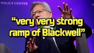 엔비디아 CFO, 다음 분기는 "very, very strong ramp of Blackwell"
