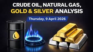 Crude Oil, Natural Gas, Gold & Silver Analysis for Thursday, 9 April 2026 #CrudeOil #NaturalGas