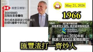 第1966集 [匯豐渣打一齊炒人] 因AI而炒人已經成為一個定局，只不過，被裁的員工，以後生活怎麼辦？再搵返一份工就更加難，消費自然減少，企業再賺少啲，再用多啲AI，長遠惡性循環之下，有什麼效果呢？