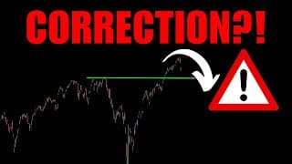 WARNING: Is a Stock Market CORRECTION Here?! #SPY #QQQ #BTC #AAPL