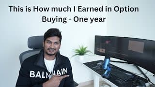 ONE YEAR VERIFIED PNL OPTION BUYING | THE MADRAS TRADER