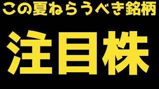 【次の注目株】この夏ねらうべき銘柄 | #テスラ株全力ちゃんねるのタイツ @all_tsla