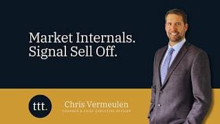 VOLUME AND MARKET INTERNALS SIGNAL WEAKNESS