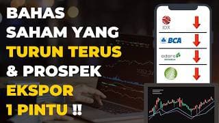 Bahas Saham Yang Turun Terus & Prospek Ekspor 1 Pintu !!