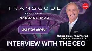 A Delivery Platform That Could Reach Beyond Cancer - CEO Philippe Calais on Transcode (Nasdaq: RNAZ)