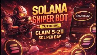 I Made 17,000$ with a Solana Sniper Bot | Best AI Trading | How to Use a Solana Sniper Bot