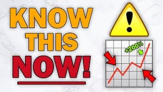 The MOST IMPORTANT Thing To Know About Buying Stocks | MUST KNOW This!! | Stock Market Investing