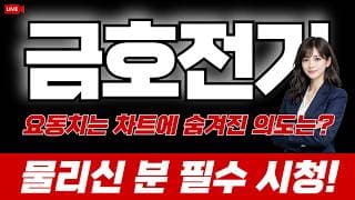 금호전기 주가 전망 : 요동치는 차트에 숨겨진 의도는!? 물리신 분 필수시청!