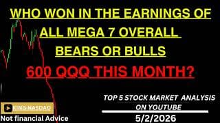 BULL OR BEAR MARKET IN QQQ NAS100 SP500? GOOGLE AND APPLE HAD A GOOD EARNINGS? Here is what you need