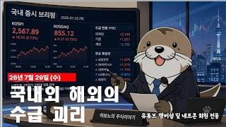 [장중시황] 국내외 수급 꼬임 확대...오픈되는 시장의 모멘텀