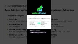 Wie funktionieren Minimum Volatility ETFs? iShares vs. Xtrackers im Vergleich #etf #trading #aktien
