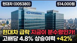 [현대차] 시장 폭락+관세 충격에 11% 급락, 78만서 51만 - 목표가 120만 PBR 0.93, 지금이 바닥일까 #현대차
