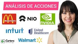 ANÁLISIS TÉCNICO DE ACCIONES PARA NO PERDER DINERO: NVIDIA, INTUIT, NIO, WALMART, MC DONALD'S y UNH