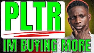 $PLTR Stock: I Just Loaded Up Before the Government Announcement 🚨